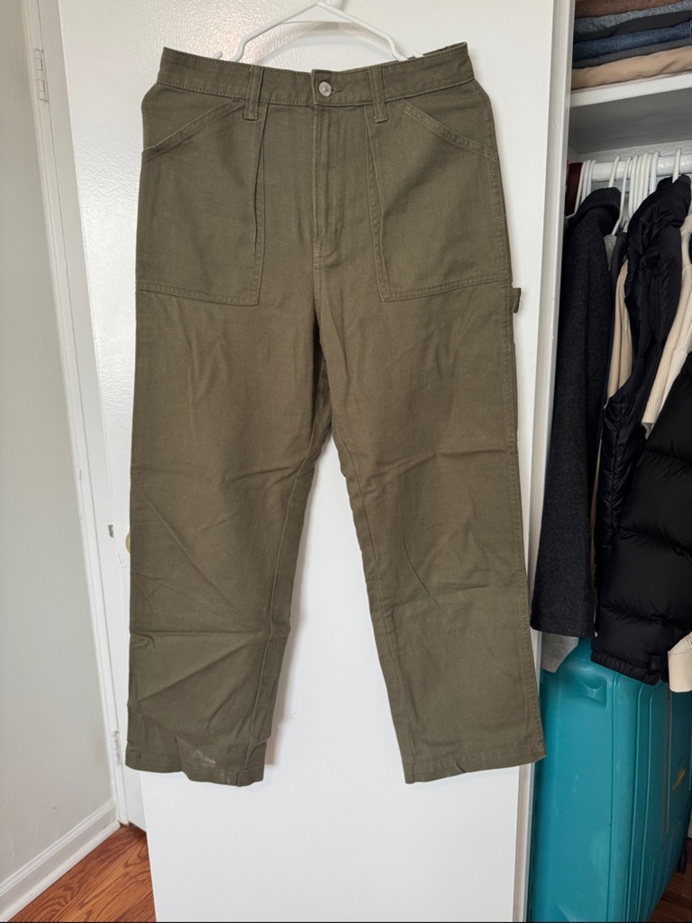 Women’s Olive Utility Work Pants